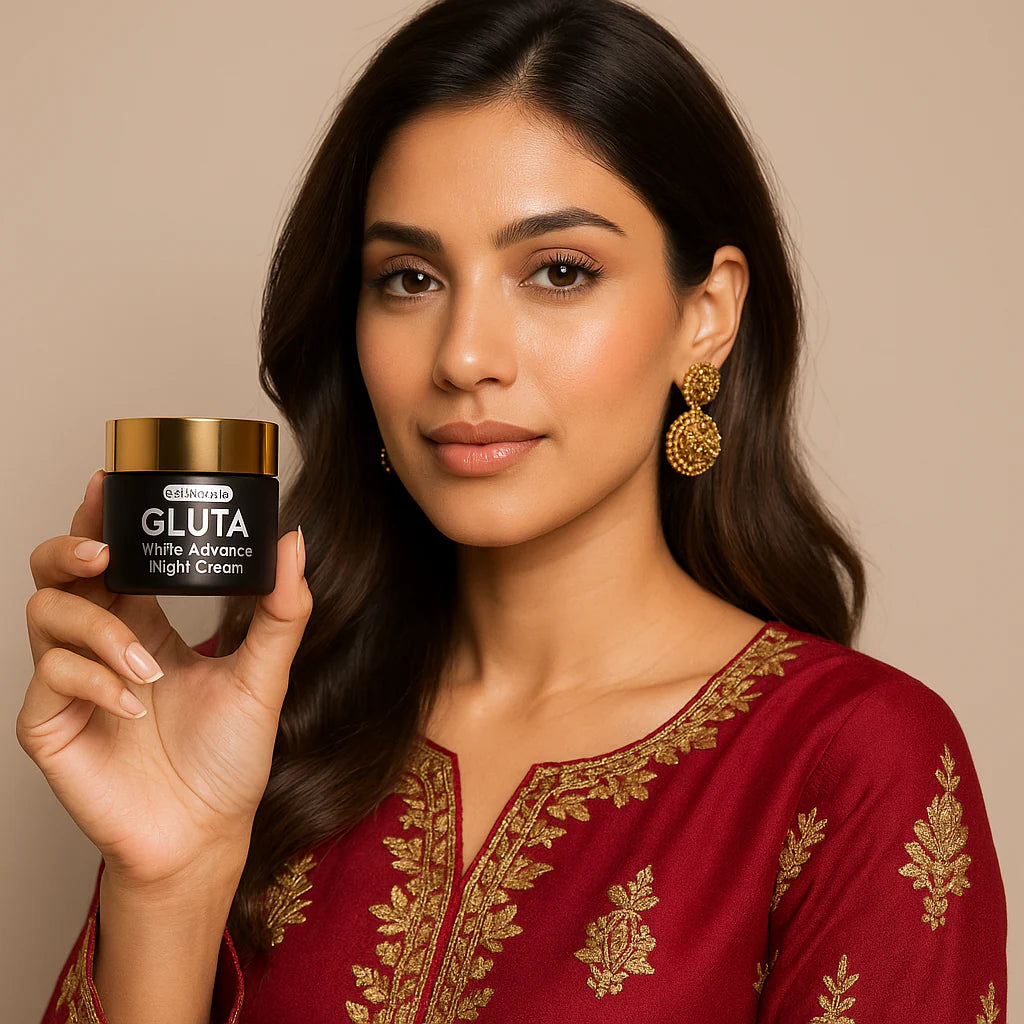 Edit Beauty | GlutaWhite Advance Night Cream – 30g | Hydrating & Whitening Night Cream with Hyaluronic Acid & Niacinamide
