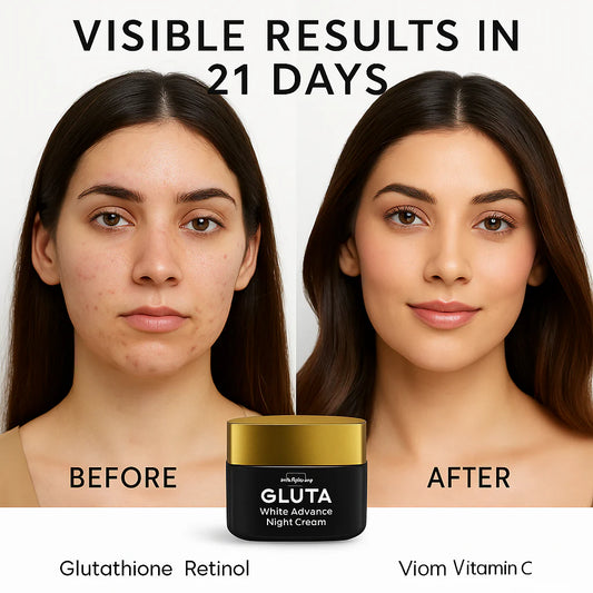 Edit Beauty | GlutaWhite Advance Night Cream – 30g | Hydrating & Whitening Night Cream with Hyaluronic Acid & Niacinamide